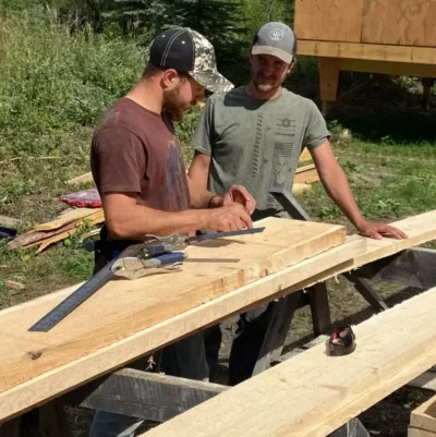 Intekk Media owner on a construction jobsite